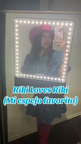 Mi espejo favorito porque es luminoso y brillante.💖 @rikilovesriki @RIKI LOVES RIKI ESPAÑOL @BOSSRIKI #rikilovesriki #rikilovesrikiskinnymirror #makeupmirror #tiktokshopcreatorpicks 