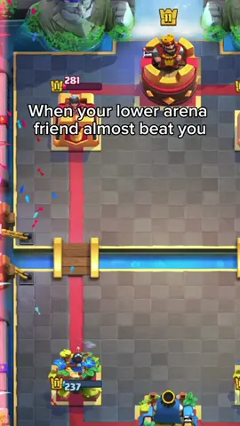 Poor guy ☠️ #clashroyale 