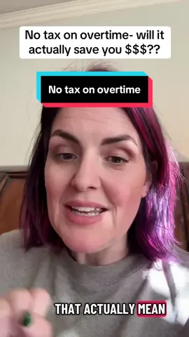 No tax on overtime what does it mean for you? If you make under $150,000 a year as a single file or 300,000 as married filing joint then you can deduct 12,500 or 25,000 of overtime that you earned during the year. You will still have to pay payroll tax so your employer is still taking tax out of this but when you file your return, you’ll be able to take that deduction. This is just one way that W-2 earners can save money on taxes this year. #taxseason #taxtok #taxdeductions #taxplanning #taxstrategy 
