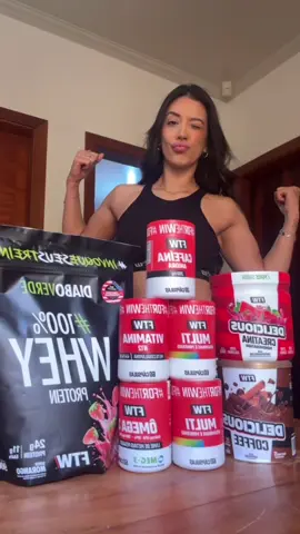 Chegaram recebidoss 🩷 @FTW SPORTS NUTRITION  E a meta?! Treinar, postar e ganhar mimos. Tô no caminho 🚀✨ #ftwsuplementos #fitgirl #recebidos #GymTok #foryou 
