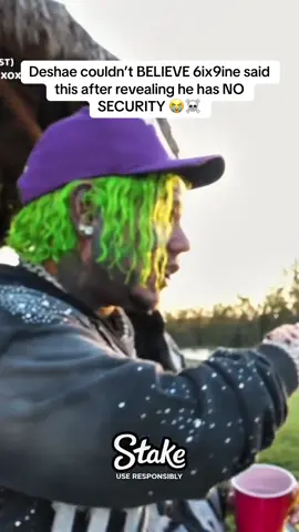 Deshae couldn’t BELIEVE 6ix9ine said this after revealing he has NO SECURITY 😭☠️ #fyp #deshaefrost #6ix9ine 