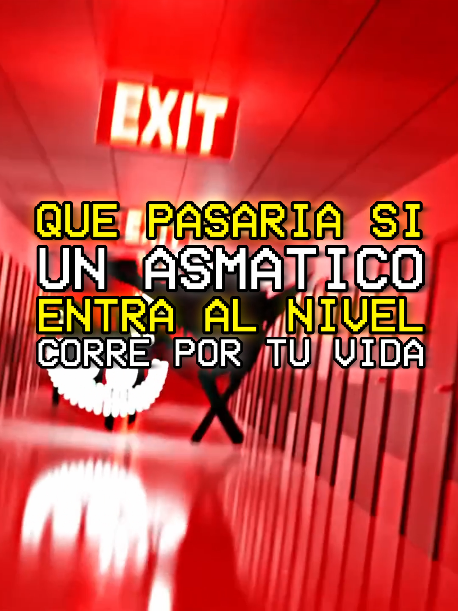 QUE PASARIA SI UN ASMATICO ENTRA AL NIVEL CORRE POR TU VIDA #backrooms #backroomsfootage #argentina #backroomsespañol #backroomstiktok