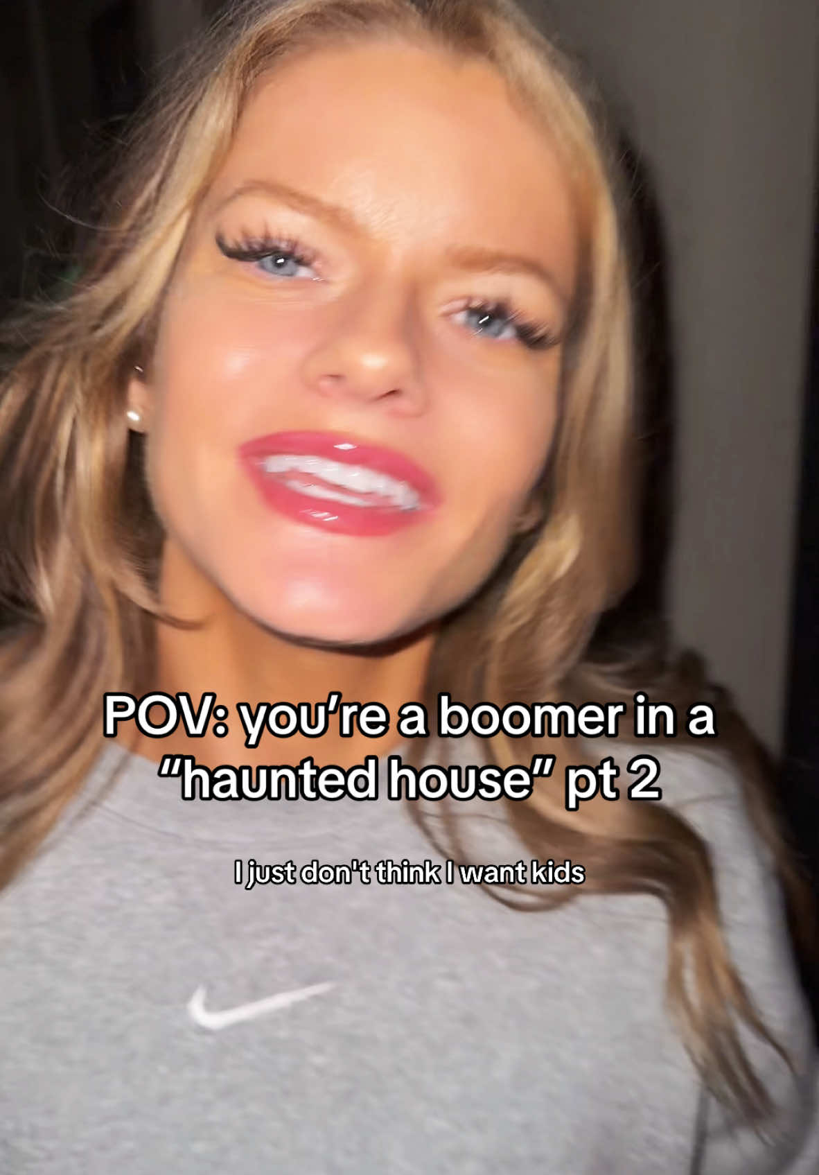 Gam Gam posted something really rude about her new neighbors on Facebook so she had this coming #hauntedhouse 