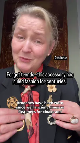 ✨ The brooch is back… but did it ever really leave? From ancient warriors fastening cloaks to Victorian ladies adorning gowns, brooches have always been a symbol of style and self-expression. Today, they’re making a major comeback as statement pieces on coats, dresses, hats, and even handbags. All of the brooches you see in this reel are AVAILABLE now on themarialvacollection.com with free U.S. shipping 💌 Your Antique Friend, Claudia XOXO #b#broochv#vintagebroocha#antiquebroochc#costumebrooch  