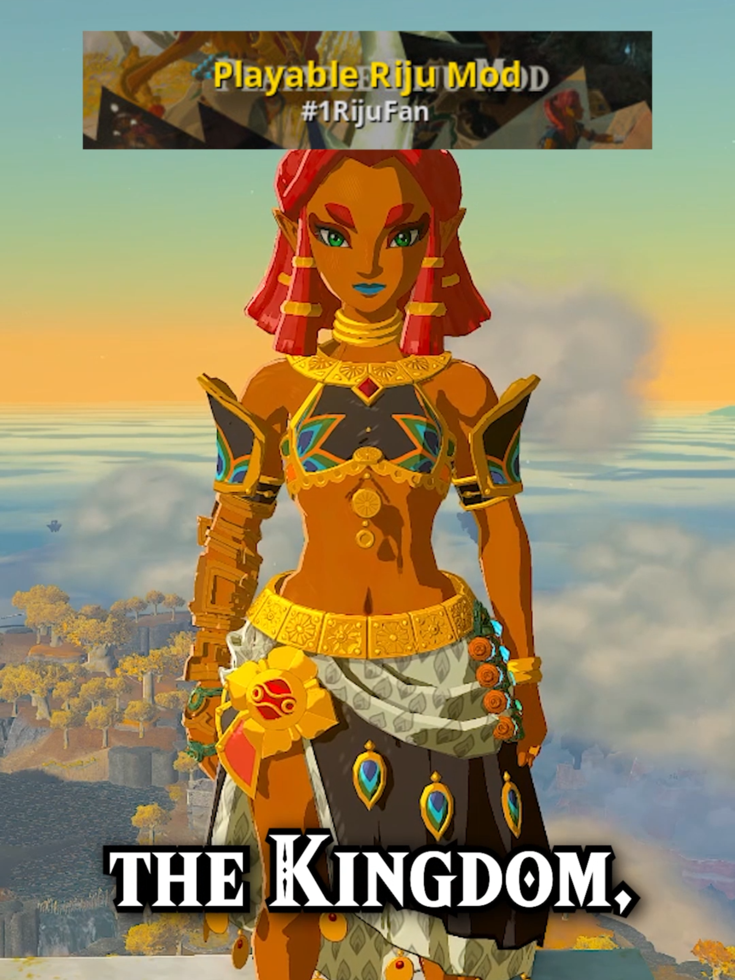 Playable Riju Mod just dropped #zelda #zeldatotk #totk #mod #zeldamod #totkmod #riju