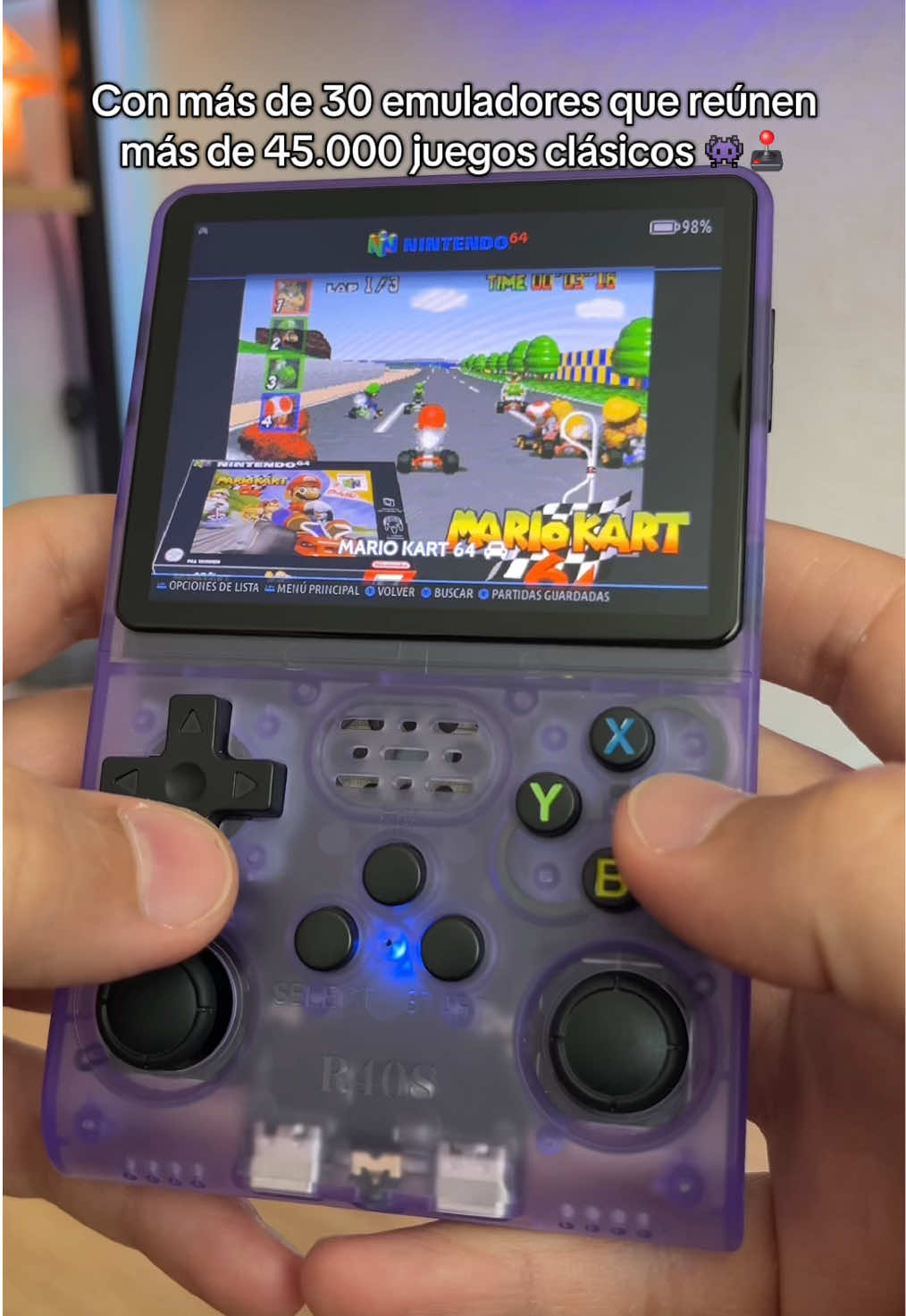 La mejor consola retro portátil que puedes conseguir 🤩🤯😍 #retroconsola #retrogaming #gamer #GamerGirl #r40s 