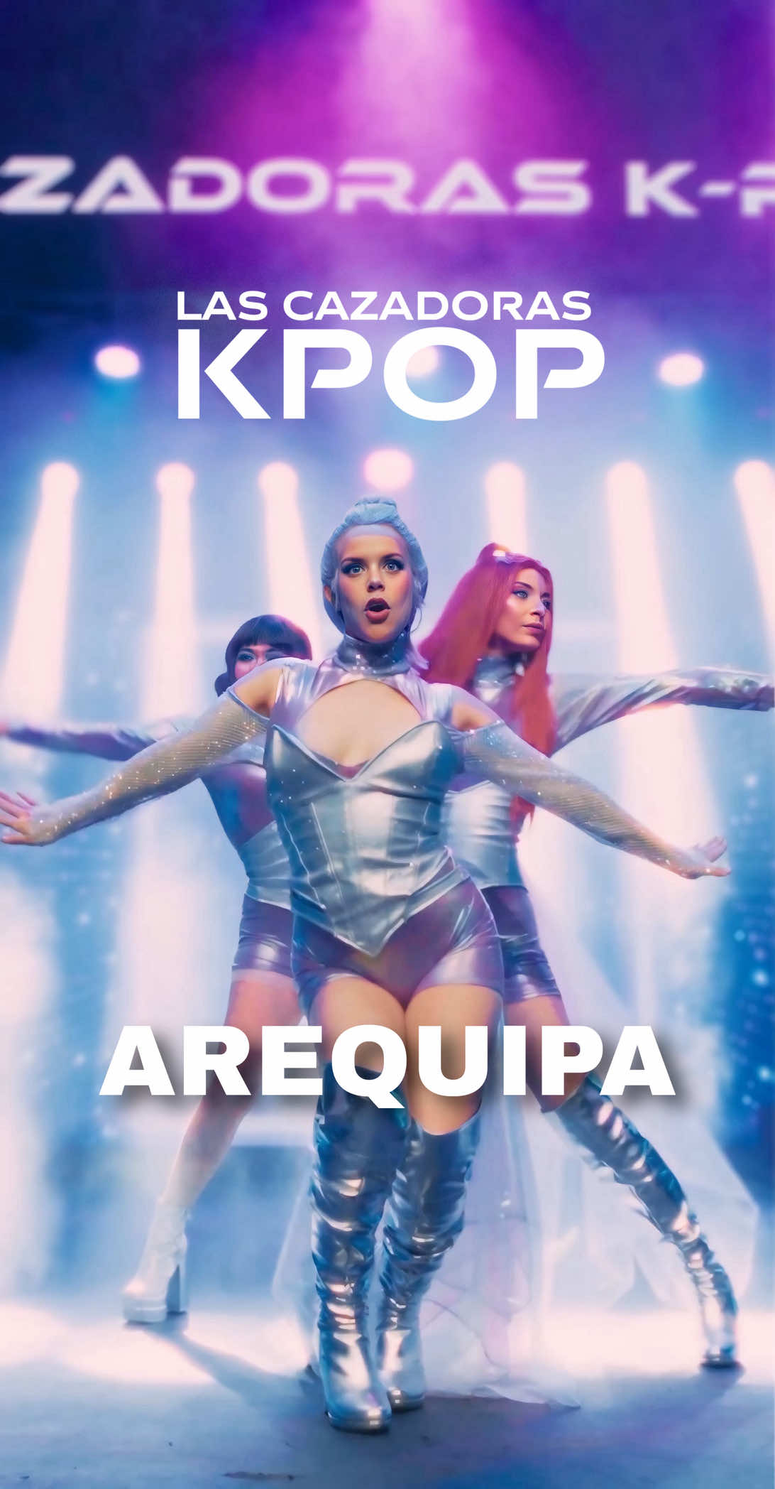 💥 LAS CAZADORAS K-POP LLEGAN A AREQUIPA 💥 Prepárate para vivir un espectáculo lleno de música, baile y una puesta en escena para toda la familia que encenderá el escenario 🎶⚡ Una experiencia única que combina baile, voces en vivo y toda la fuerza del K-Pop. ✨ ÚNICA FUNCIÓN: Domingo 07 de diciembre – 5:00 p.m. 🎟️ Entradas a la venta por web de Teleticket y en Real Plaza Arequipa 📱 Informes al 969 574 771 📍 Palacio Metropolitano Bellas Artes – Arequipa ¡No te quedes fuera de esta experiencia K-Pop inolvidable! 💜