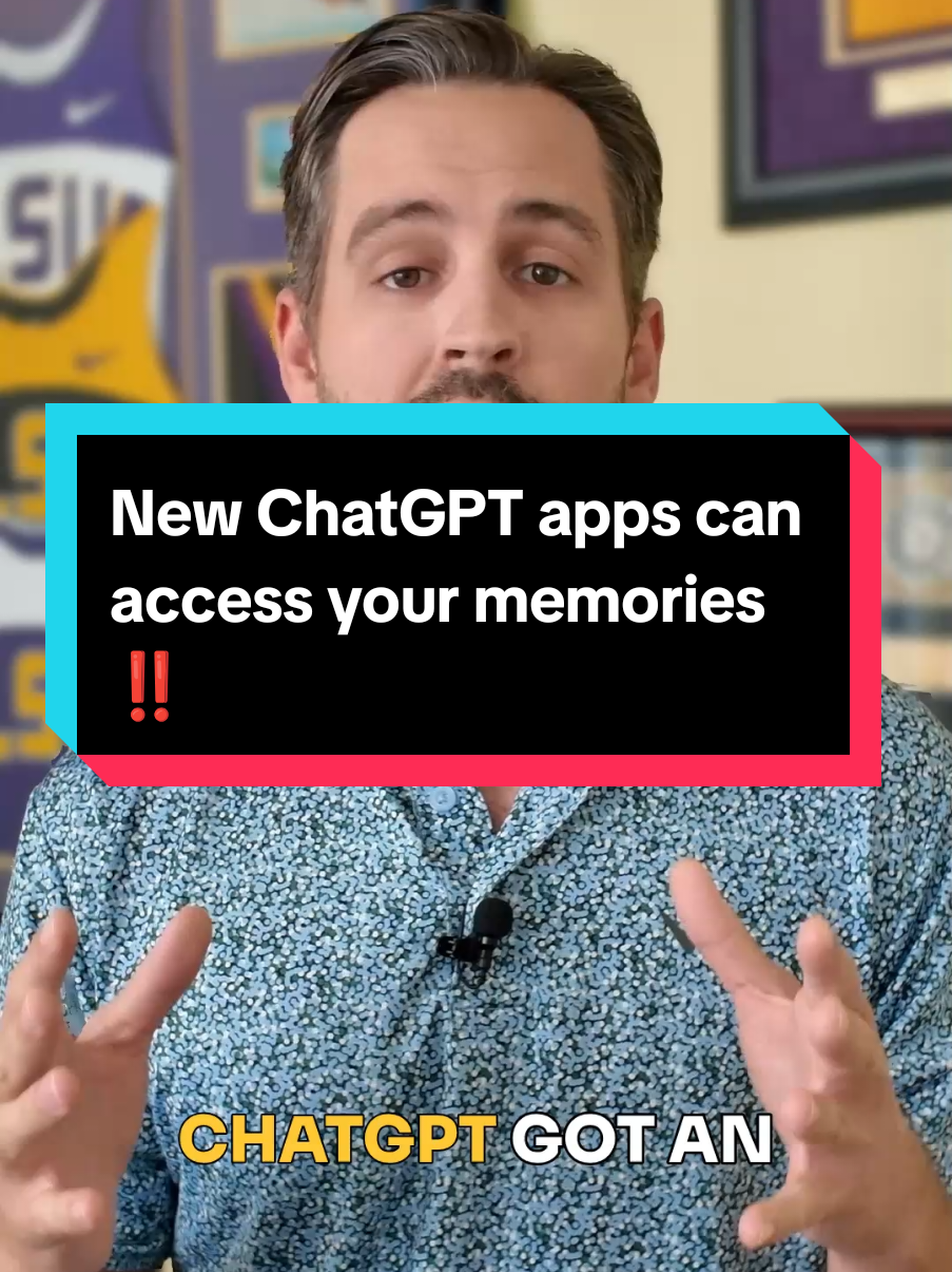 ChatGPT just rolled out app integrations that let third-party apps interact directly inside your conversations, with some of the biggest brands in the world like Coursera, Canva and others. Sounds convenient, right? There is one small caveat, that's very important: these apps get access to your conversation history AND your saved memories when you connect to them.  OpenAI's privacy policy says third parties can only use the 