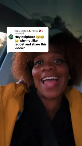 Replying to @Italo ✍🏼 Poetry ❌ yes! Neighbors, like your neighbors tiktoks 