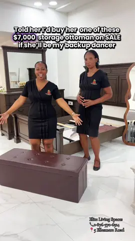 Storage? ✅ Extra seating? ✅ On SALE? ✅ This long storage ottoman does it all — and yes, it’s strong enough to sit on! 💪 📞1-876-570-6314 📍5 Ellesmere Road Half way Tree #decor #furniture #sale #ineverknewlovelikethisbefore #homefinds 