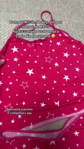 Amo esse conjuntinho baby doll pra dormi super confortável e melhor é o preço 🤌 #babydoll #pijamafeminino #tiktokshopbrasil 