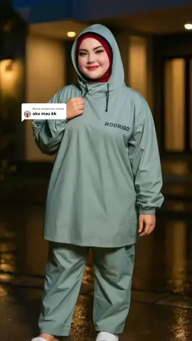 Membalas @arisna boleh kaka klik keranjang kuning ya kaka, promo jas hujan model hoodie 
