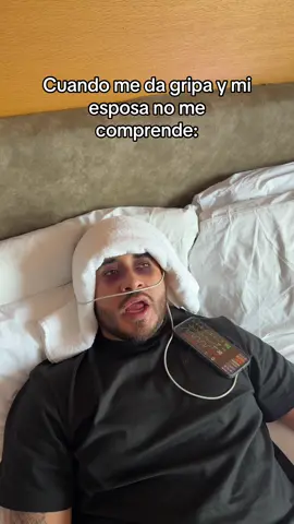 Las mujeres no entienden el verdadero dolor de una gripa de hombre 🥹 #comedia #humor #couple 