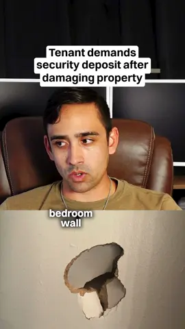 Tenant demands security deposit after damaging property #realestate #realestateinvesting #landlord #rent #tenant  (disclaimer: This is a skit based on a true story)