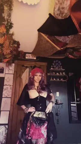 Closet costume cause I was bored #pirate #halloweencostume #purplehair #targetaudience 