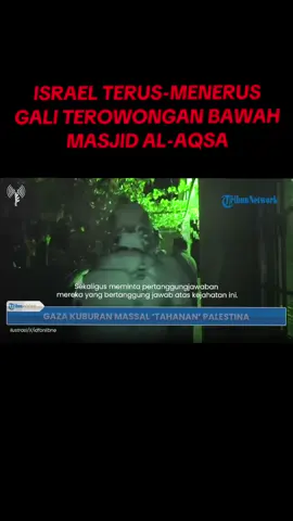 ISRAEL GALI TEROWONGAN BAWAH MASJID AL-AQSA.?  #beritaterbaru #tribunnews #fyp #updatehariini #perangiranisrael 