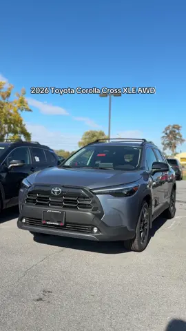 The 2026 Toyota Corolla Cross XLE AWD ✨ #cars #cardealership #cartok #trending #fyp 
