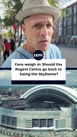Should the Rogers Centre be called the Skydome again? 🤔 We hit the streets to find out what locals think. #RogersCentre #Skydome