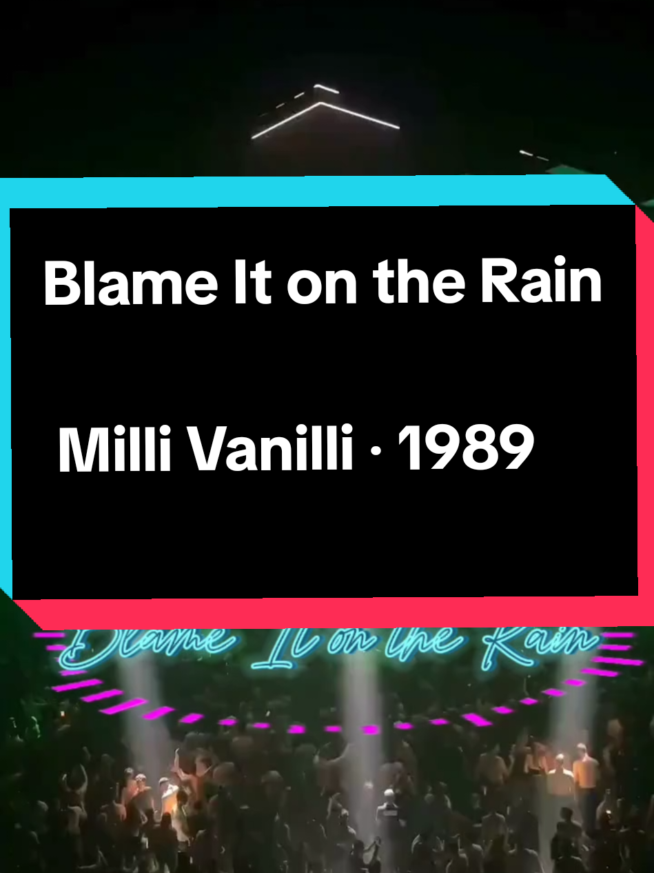 Blame It on the Rain Lagu Milli Vanilli ‧ 1989 #80ansNostalgia  #BlameItontheRain #MilliVanilli1989 #musicvibes  #foryoupage 