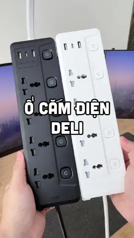Ổ cắm điện Deli bản nâng cấp