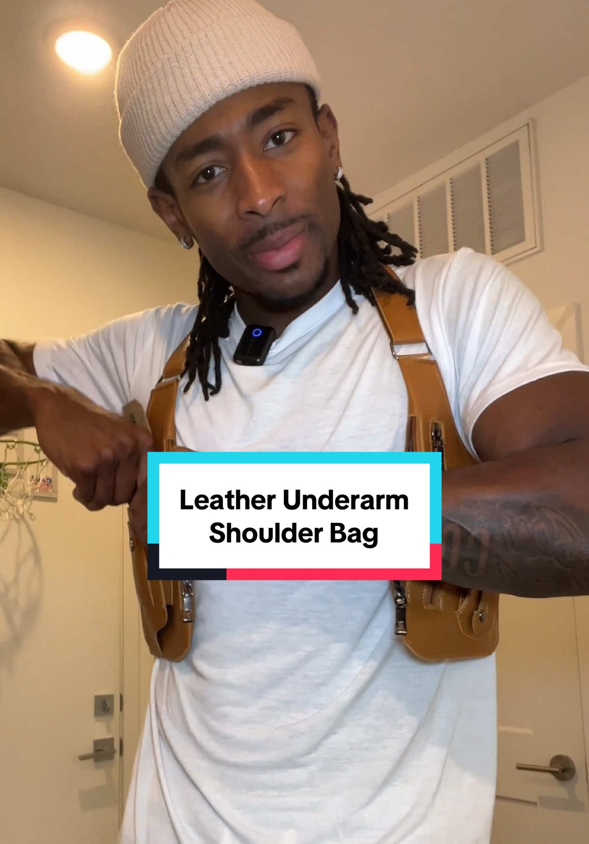 The perfect accessories to any outfit is this Leather Underarm Shoulder Bag. Can fit so many items in the zippers and pouches at your convenience 💼 #le#leathershoulderbage#leatherbagn#underarmbagn#unisexbagn#antitheft