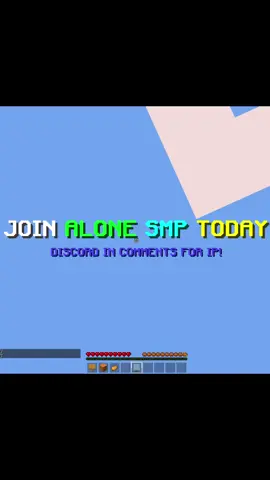 The BEST Vanilla SMP For YOU To Join! AloneSMP season 2 starts january 1st @alxne ✩ #smp #Minecraft #fyp #viral #mincraftsmp 