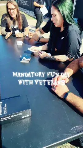 mandatory fun day.! with veterans! #fyp #mandatoryfunday 