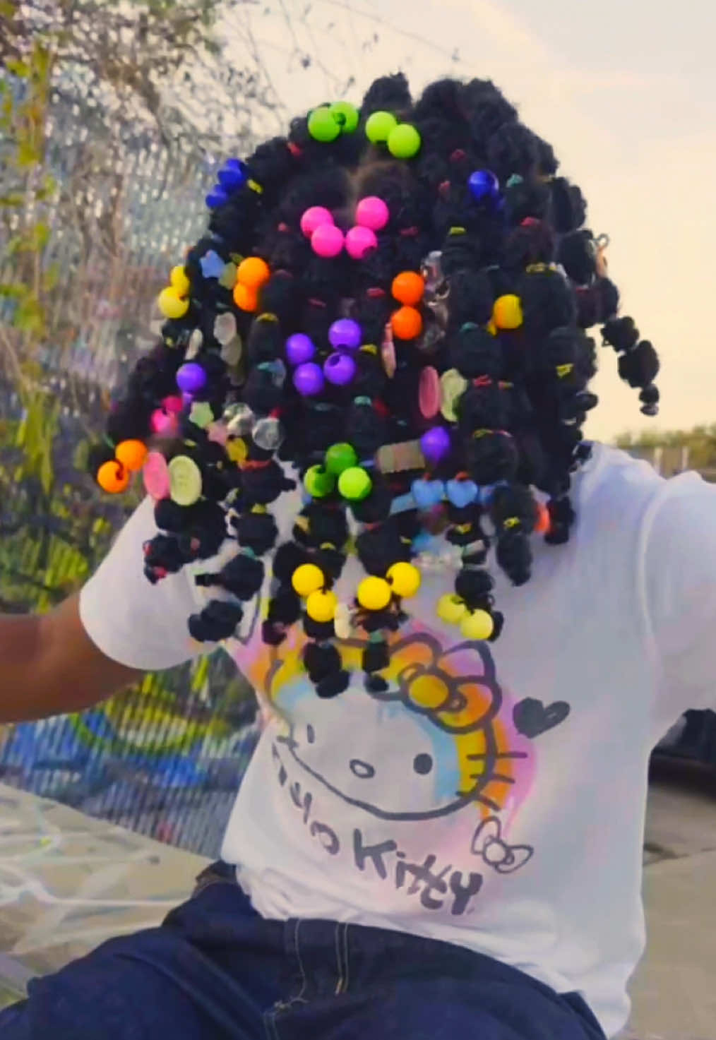 MY NEW DECORA BUBBLE BRAIDS HAIRSTYLE 🩷🍡🍭🛸🦄💟#decora #style 