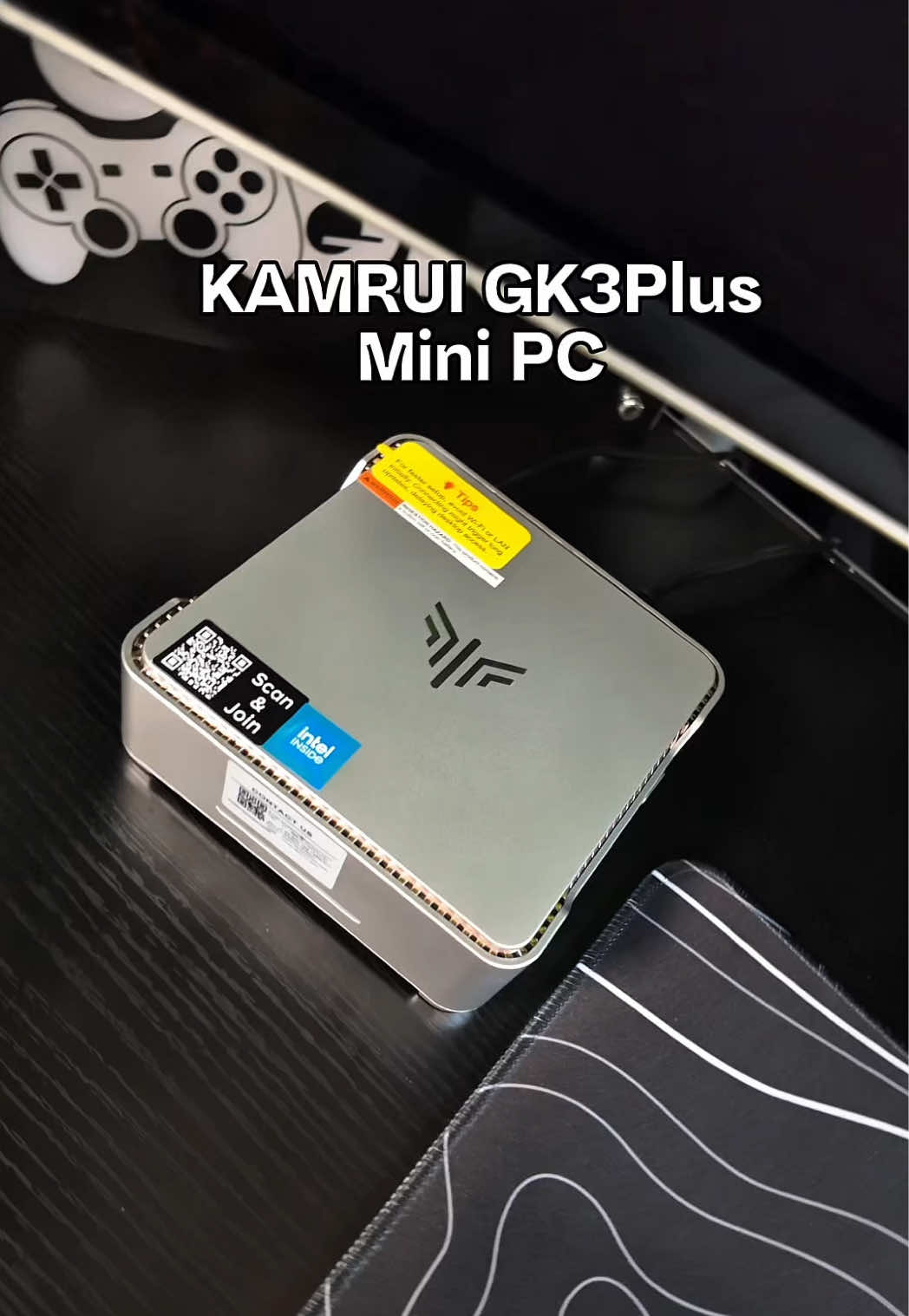 KAMRUI GK3Plus Mini PC  Key Features: - 16GB RAM 512GB M.2 SSD Mini Computer - 12th Alder Lake N95 (up to 3.4GHz) Micro PC - 2.5'' SSD, Gigabit Ethernet - 4K UHD - Triple Screen Display - WiFi - Bluetooth - VESA/Home/Business Small PC **Amazon Link👉: https://www.amazon.com/gp/product/B0BC7S9R5C?th=1** **Discount Code: F8ZJ96WP**  Follow @xmsicyqueen more gaming room accessories #desksetup #GamingSetup #minipc #setupgamer #msicyqueen    