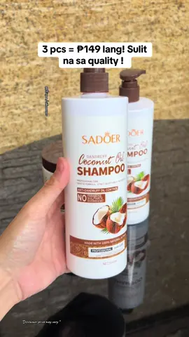 3 pcs Anti dandruff shampoo! Sobrang mura lang!😍 #shampoo #antidandruffshampoo #buy1take2 