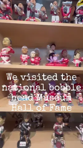 We had to visit the national bobble head Museum Hall of Fame. We are looking for things to do in Milwaukee and that popped up and we knew we had to go to it. It was actually really cool. They were over 6900 bobble heads and they were pretty unique and I bet worth lots of money. @National Bobblehead Museum #JustTheBells10 #WeekendVibes #minivlog #girlsweekend ##girlsnight