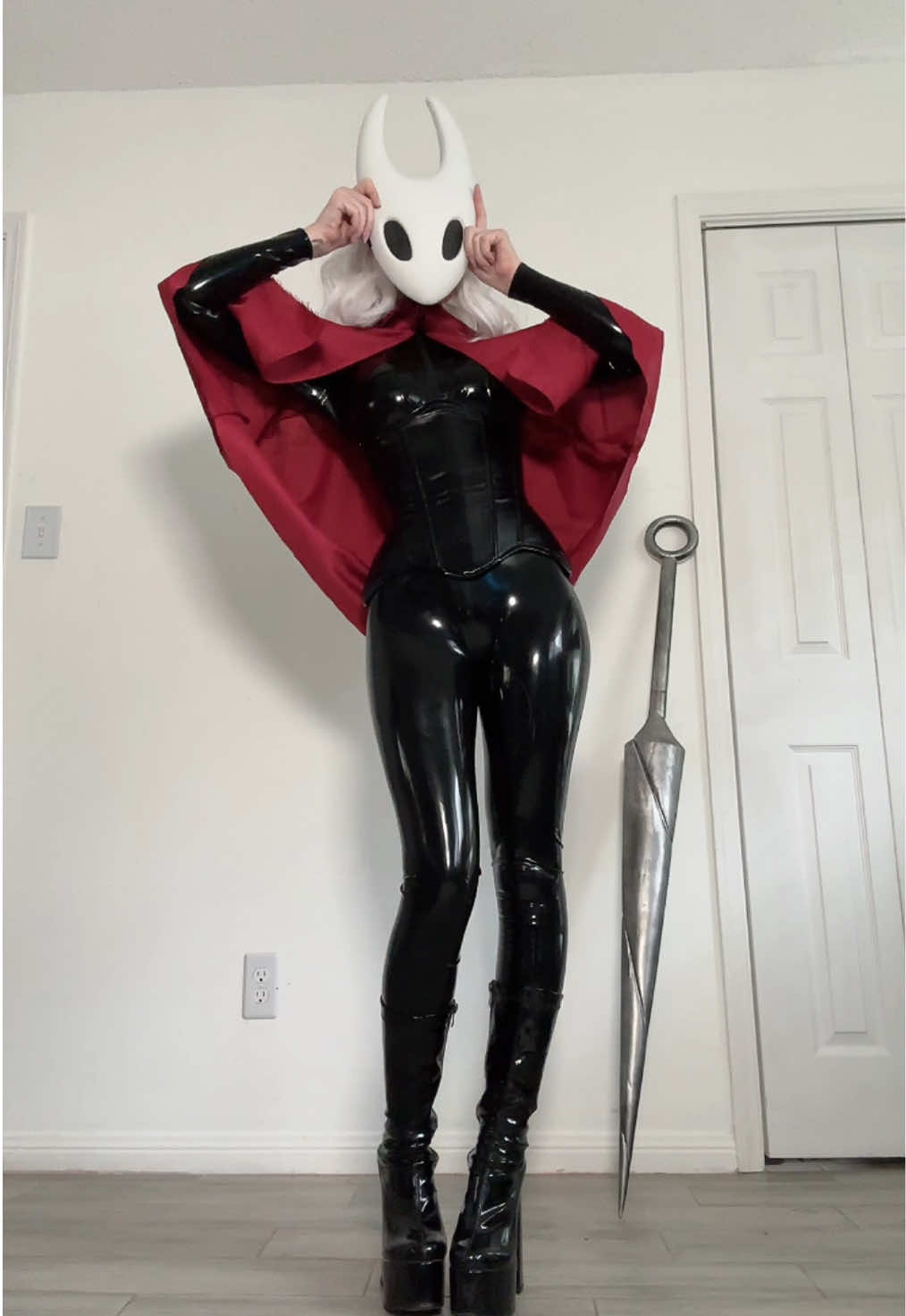 Hornet Hollow Night Silksong!  #hornetcosplay #halloween #spookyseason #silksong #hornetsilksong 