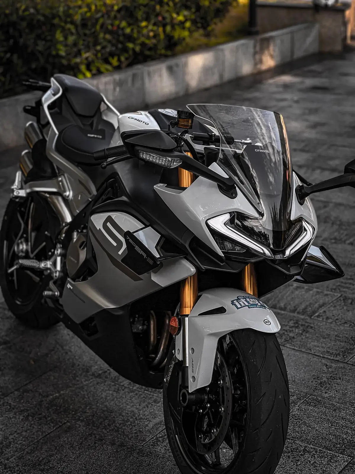 New Model CFMOTO SR-S 750 White #cfmoto #750cc #supersport #china #fyp 