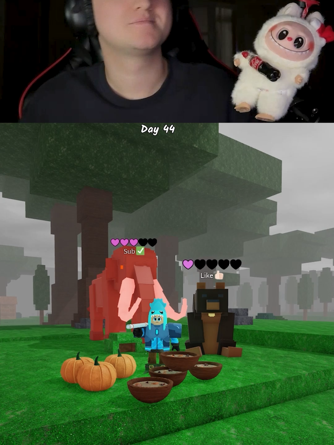 🎃 99 Nights in the Forest 🔦 They Ate All My Food 😂🦣🐻 #99nightsintheforest #kostyanusbro
