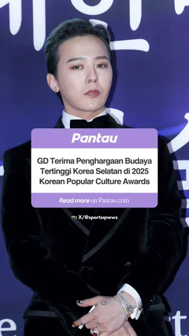 Penyanyi dan ikon global G-Dragon menerima Order of Cultural Merit pada ajang Korean Popular Culture and Arts Awards 2025 di Seoul. Dalam pidatonya, GD kenang perjalanan karier dari kecil sampai sekarang, dan dedikasikan penghargaan ini buat member BigBang serta VIP 💛 Tahun depan BigBang genap 20 tahun, dan GD janji bakal terus bermimpi & berkarya buat fans 💫 #GDragon #BigBang #GD2025 #KpopLegend #VIPFamily     