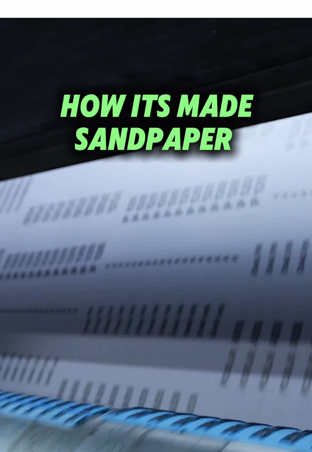 How sandpaper is made. Looking for a custom sanding belt size? We can make it for you! Dm us or give us a call! 714-646-3299 #sandpaper 