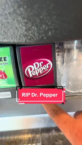 RIP Dr. Pepper 🕊️ Coco Cola no longer has distribution rights to Dr. Pepper, owned by 7-Up, and they will be replacing it with Mr. Pibb. It was a good run. 🥹 #drpepper #cocacola #mrpibb #pandaexpress #ripdrpepper 