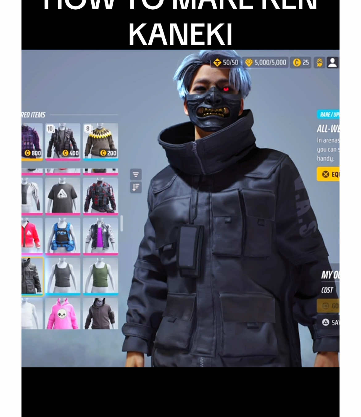 TOKYO GHOULLLL 🥲 #thefinals #fyp #ps5 #tokyoghoul 