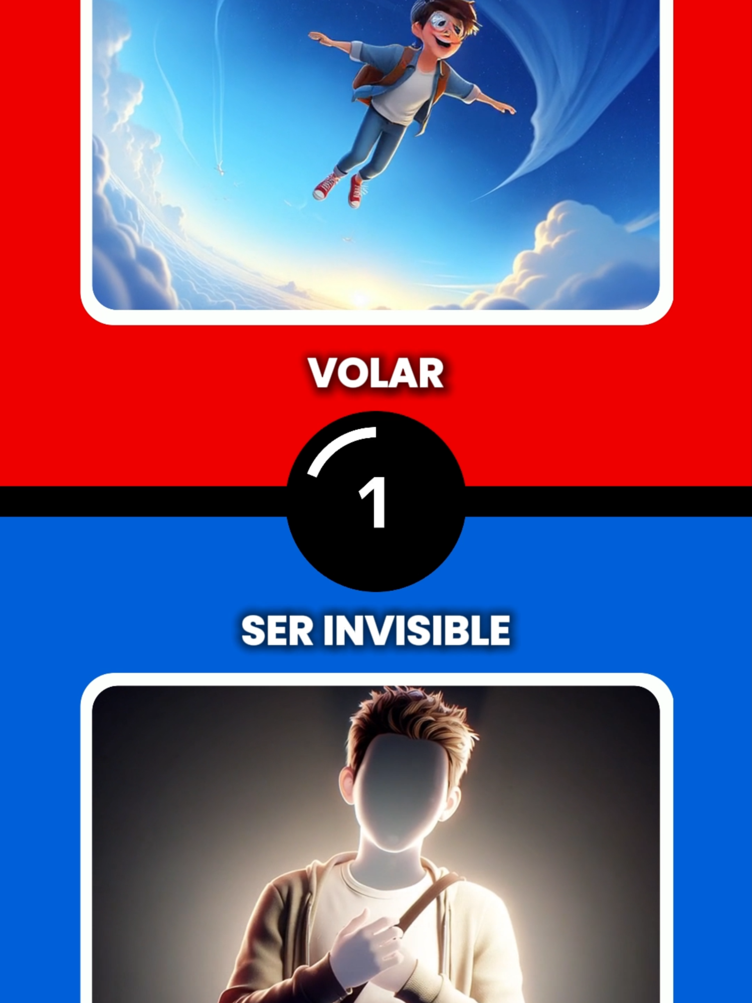 QUE PREFIERES ser capaz de volar o ser capaz de volverte invisible #queprefieres #queprefieresoficial #cualprefieres #qprefieres #trivia #preguntasyrespuestas #quiz #preguntas #triviador