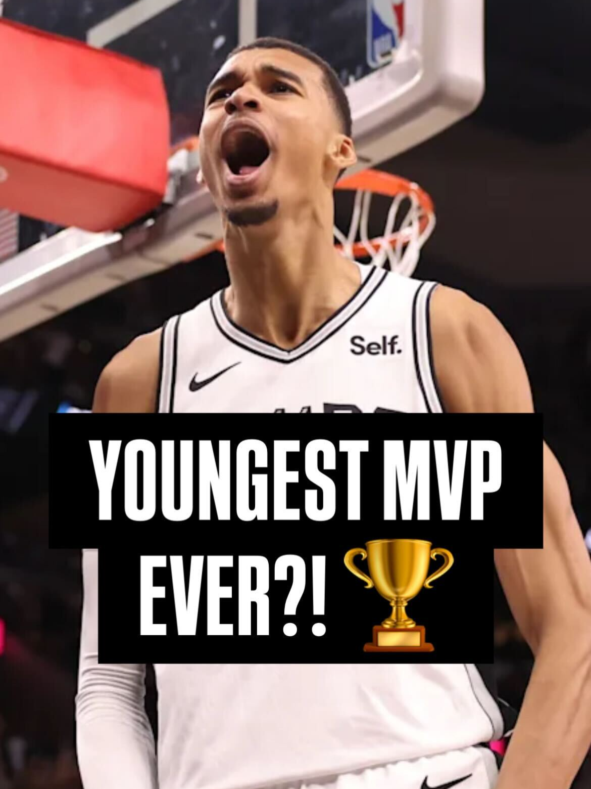 Wemby will be the youngest MVP in NBA history 💯 #NBA #basketball #fyp #wemby#mvp