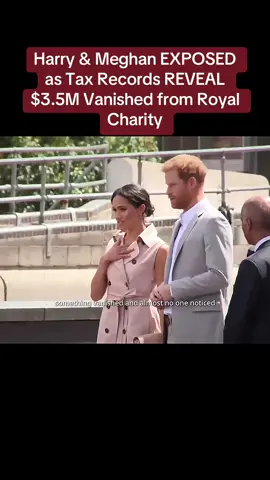 Harry & Meghan EXPOSED as Tax Records REVEAL $3.5M Vanished from Royal Charity #royalfamily #royalnews #harrymegan #princessdiana #megantheestallion 