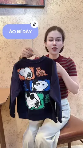 Áo nỉ dày hình in sắc nét#thoitrangtreem #metitbi #videoviralitiktok #videoviral 