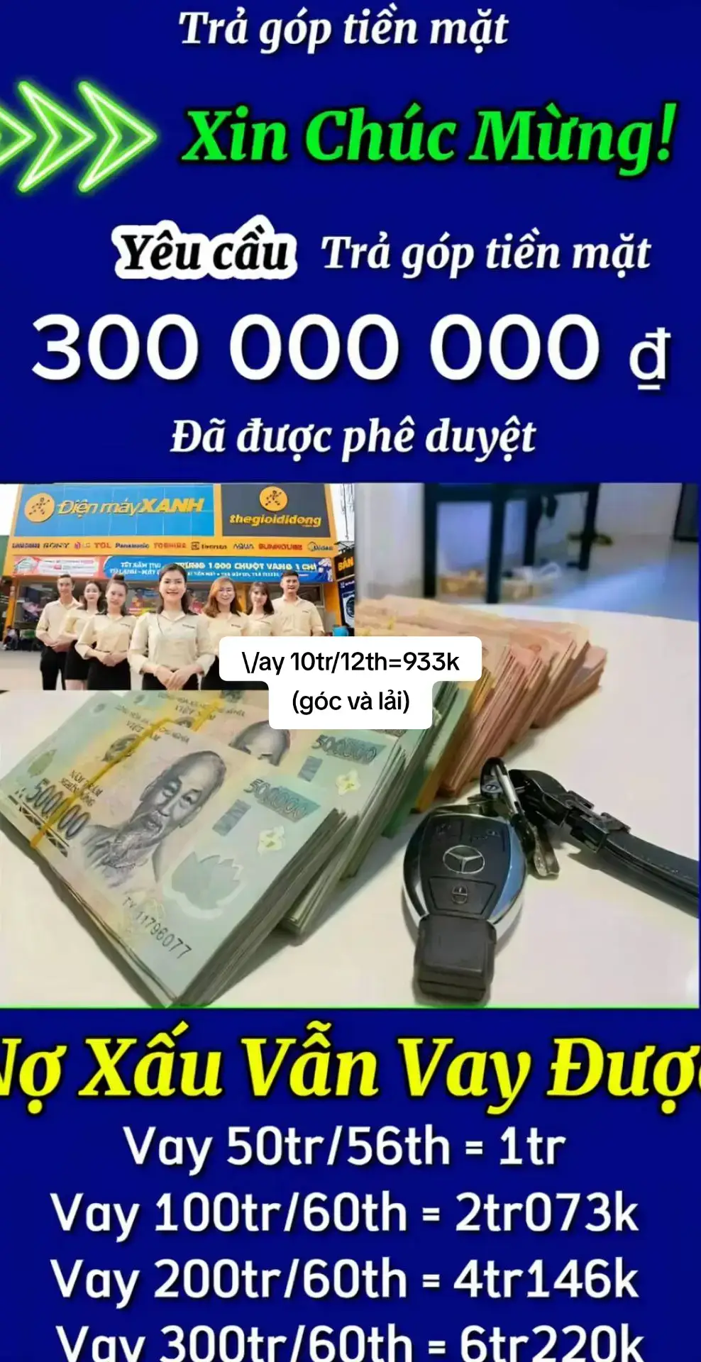 #vaynhanh #hottrend #xuhuongtiktok #vaykhongphitruoc 