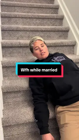 Never alone #married #wlwcouples #lesbiansoftiktok #wfh 