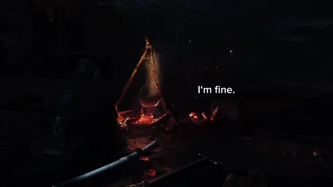 I‘m fine. #ghostoftsushima #ghostofyotei #viral 