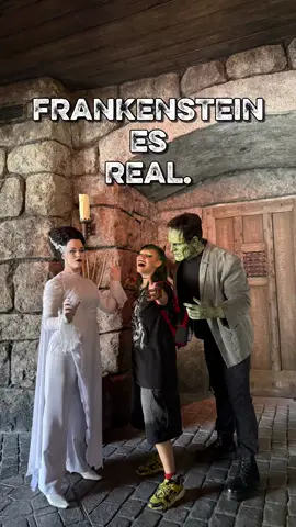 La Mansión Frankenstein EXISTE en Epic Universe!! #frankenstein #daruniverse #epicuniverse #goth #hauntedhouse 