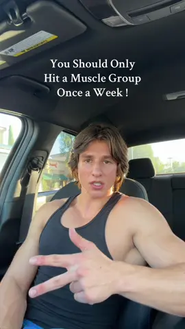 You should only be hitting it once a week? Right or Wrong? 