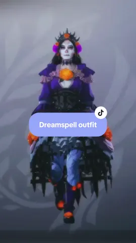 Made my outfit dia de los muertos themed, it’s beautiful :’) #gaming #fyp #monsterhunsterwilds #mhw #monsterhunter 