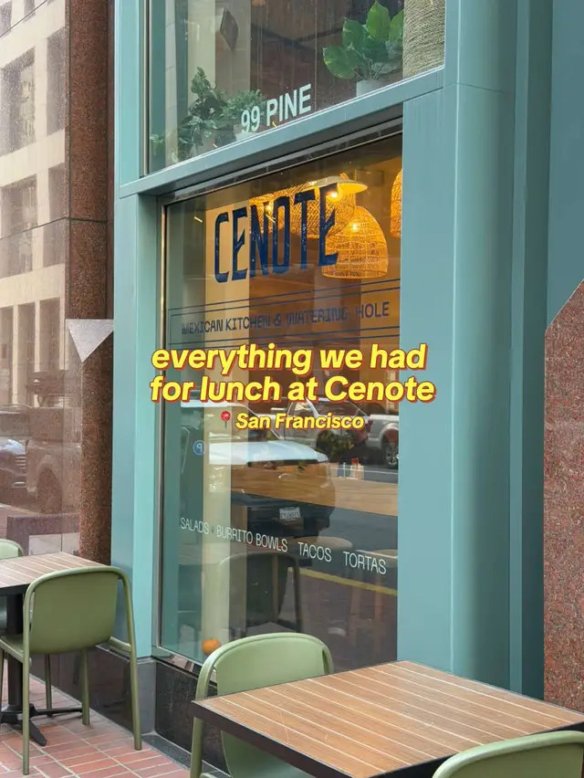 such a great lunch date with my love! I’m such a big fan of Cenote, they’re food is delicious! #sanfrancisco #sfrestaurants #lunchdate #sf #sffoodie 