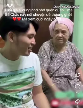 Bà Cháu nói chuyện dễ thương ghê! Má nhà 89 tuổi lâu lâu cũng quên tuổi quên Ba đã mất 11 năm… Thương ❤️❤️